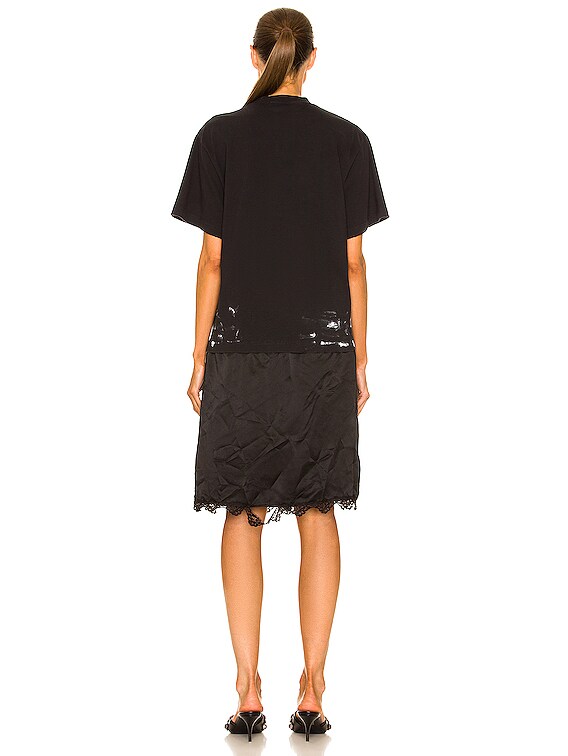 balenciaga black t shirt dress BALENCIAGA