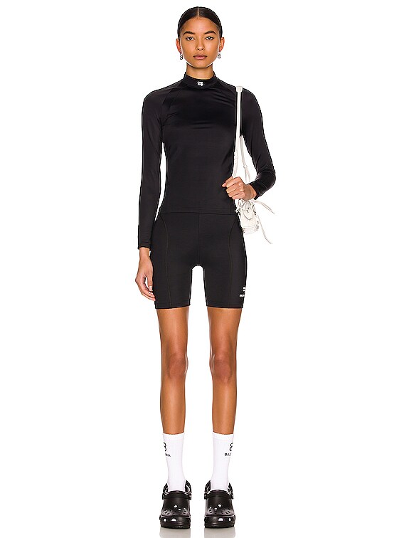 【BALENCIAGA】サイクリング ショーツ Women's Activewear Cycling Shorts in Black | Balenciaga US