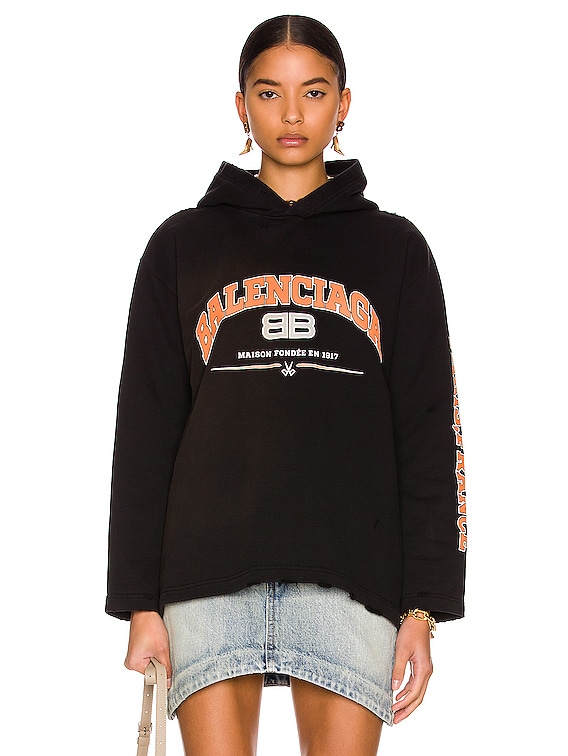 Black & orange discount hoodie