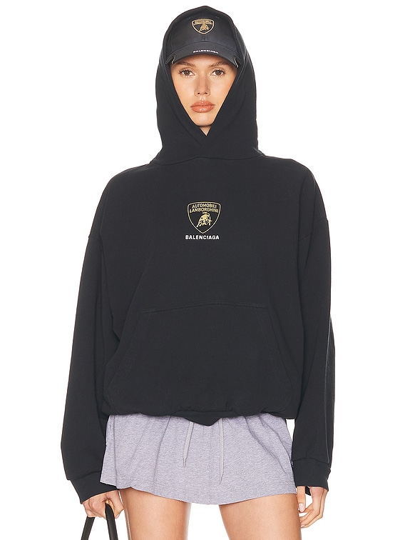 【Balenciaga】LAMBORGINI MEDIUM FIT HOODIE◆767877TSVR1 Men's Balenciaga I Automobili Lamborghini Hoodie Medium Fit