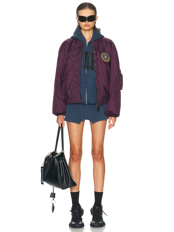 【BALENCIAGA】パッド付きジップアップ フーディ Balenciaga x adidas Zip-Up Hoodie Small Fit Black - FW22 - JP