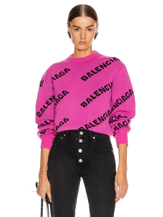 BALENCIAGA Thương hiệu Balenciaga dành cho phụ nữ In cotton Crew Thời trang  Áo phông ngắn tay giản dị  Xuất Nhập Khẩu