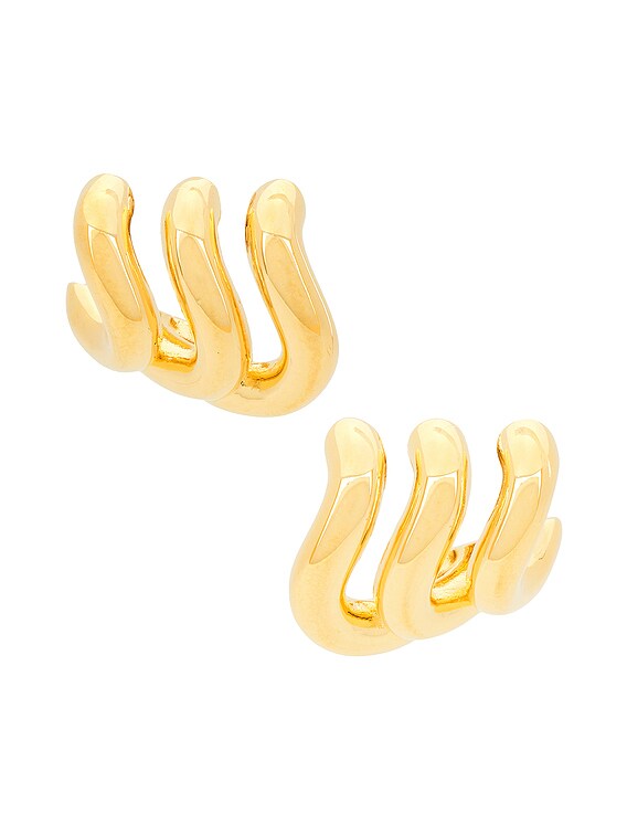 Balenciaga イヤリング - Shiny Gold | FWRD