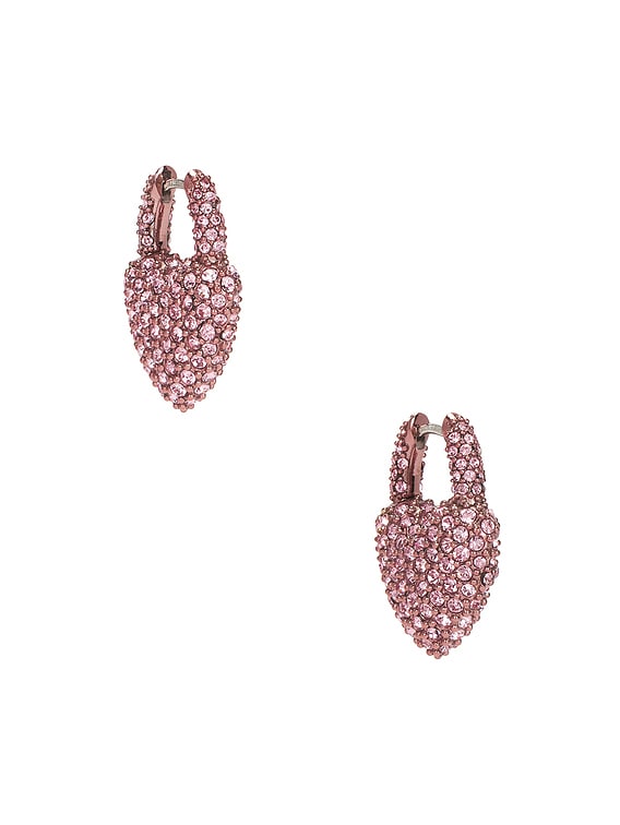 ◆BALENCIAGA◆ Minnie ピアス【送料/関税込み】 Balenciaga Minnie Earrings in Pink | FWRD