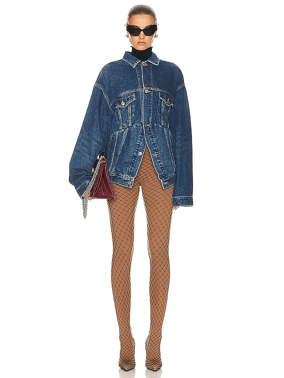 BALENCIAGA SWING DENIM JACKET デニムジャケット Balenciaga Swing Denim Jacket Black Size 40 New | eBay