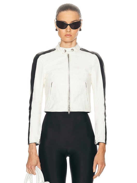 ジャケット・アウター BALENCIAGA DOUBLE RING RACER JACKET Men's Racer Jacket in Black | Balenciaga US