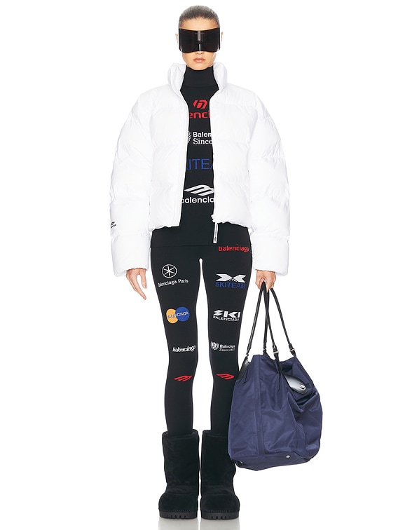 【関税＆送料込み】Balenciaga Cropped Jacket With Hood In Balenciaga - Cropped Padded Shell Jacket - Yellow Balenciaga