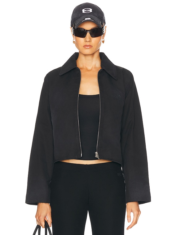 【送料&関税込】Balenciaga Shrunk Parka Balenciaga Shrunk Parka Jacket in Black | FWRD