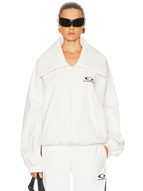 Balenciaga Tracksuit Jacket in Dirty White | FWRD