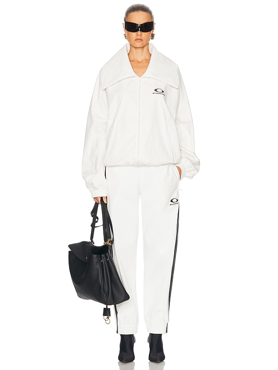 Balenciaga Tracksuit Jacket in Dirty White | FWRD