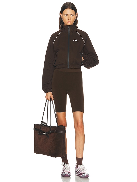 BALENCIAGA ストライプ スイムウェア Balenciaga Tracksuit Jacket in Moka | FWRD