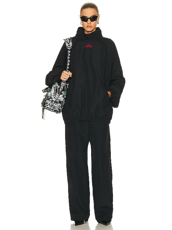Balenciaga Tracksuit Jacket in Black | FWRD