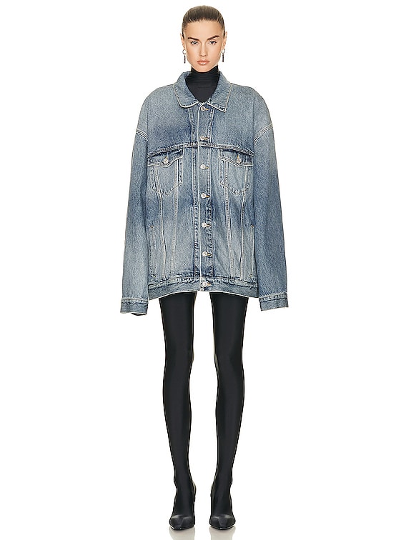 Balenciaga ジャケット - Sun Bleached Blue | FWRD Balenciaga ジャケット - Sun Bleached Blue | FWRD