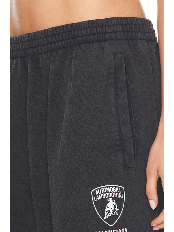 Balenciaga Lamborghini Sweatpant in Faded Washed Black | FWRD