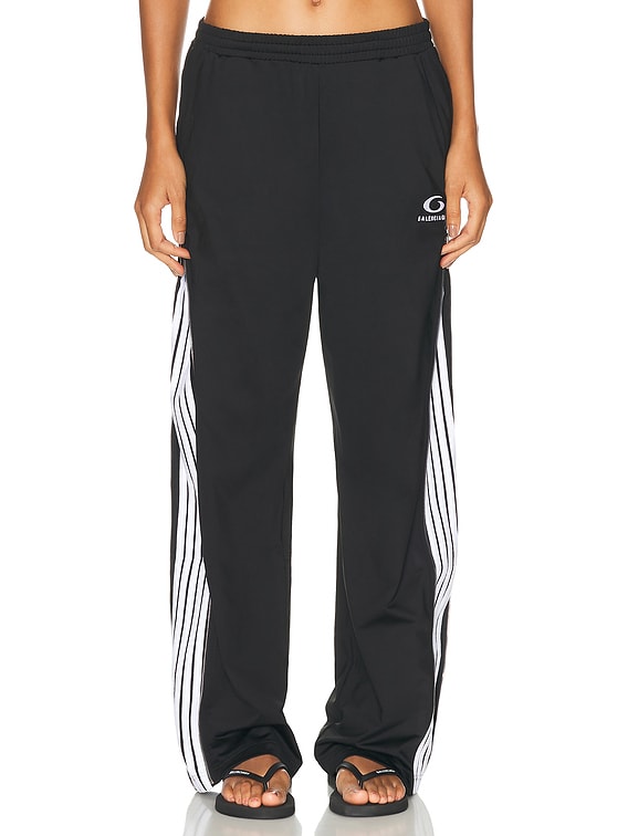 Balenciaga Zipped Sweatpants in Black & White | FWRD Balenciaga Zipped Sweatpants in Black & White | FWRD