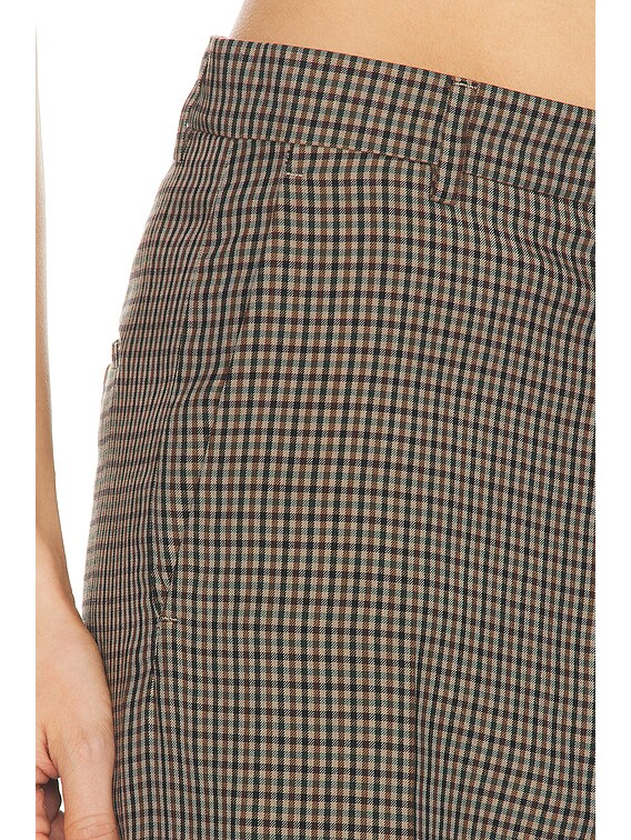 Balenciaga Large Tailored Pant in Khaki & Brown | FWRD