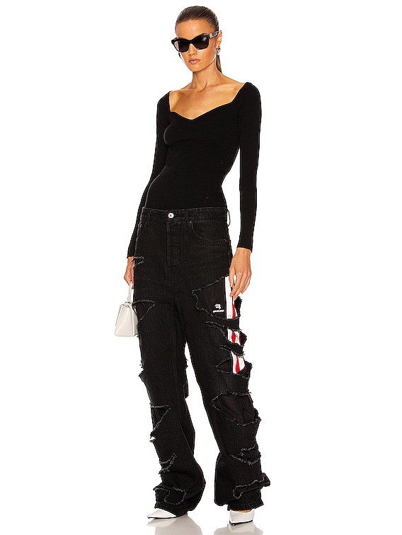 Slashed Loose Fit Pant