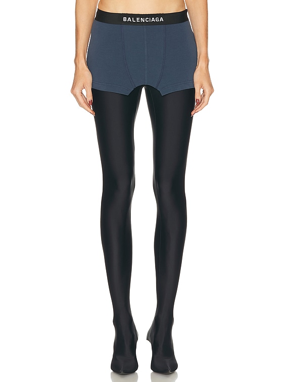 【関税＆送料込み】Balenciaga Cut Off Brief Skirt Women's Cut Off Brief Skirt in Black Faded | Balenciaga US