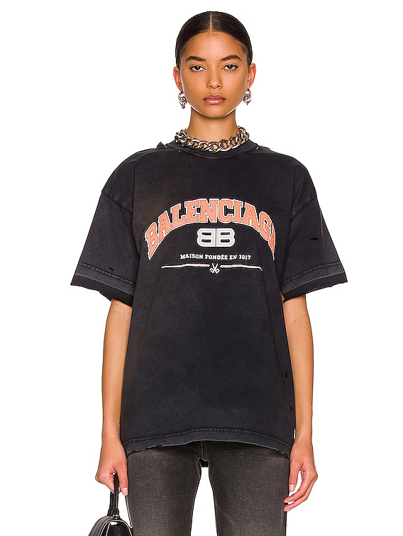 Balenciaga Balenciaga distressed t-shirt L