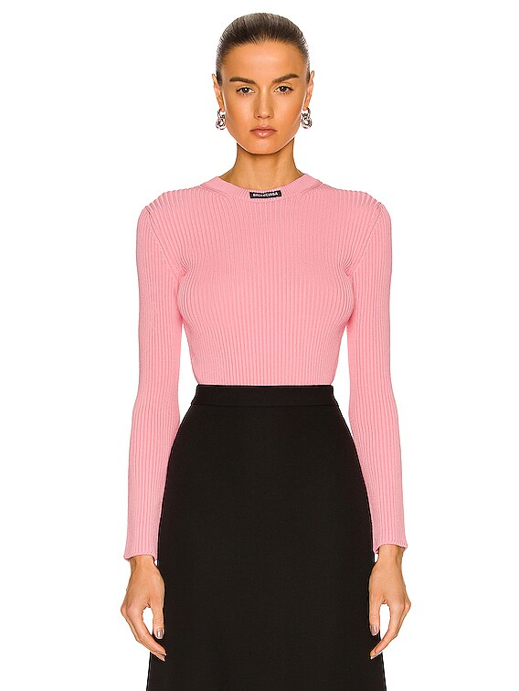 【送料&関税込】Balenciaga Fitted Ls Crewneck Top Balenciaga Fitted ls crewneck top | The Fashion Square