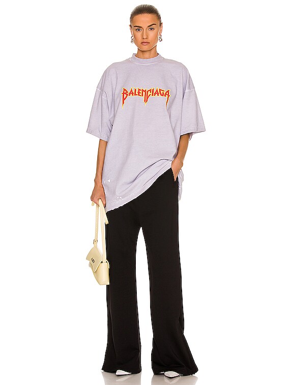 Balenciaga Oversized T-Shirt in Dirty White | FWRD