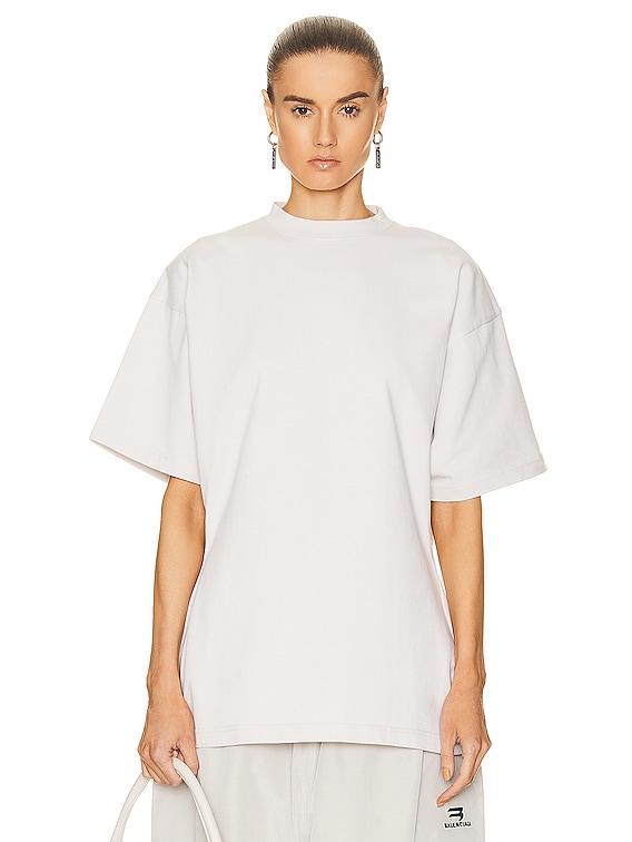 Balenciaga Hourglass T-Shirt in Ecru | FWRD