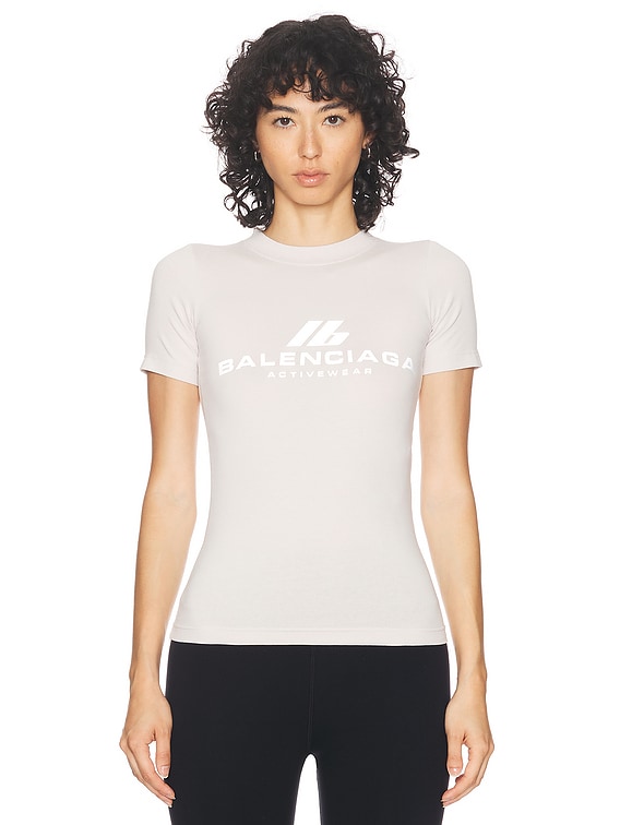 Balenciaga t shirt women's white best sale