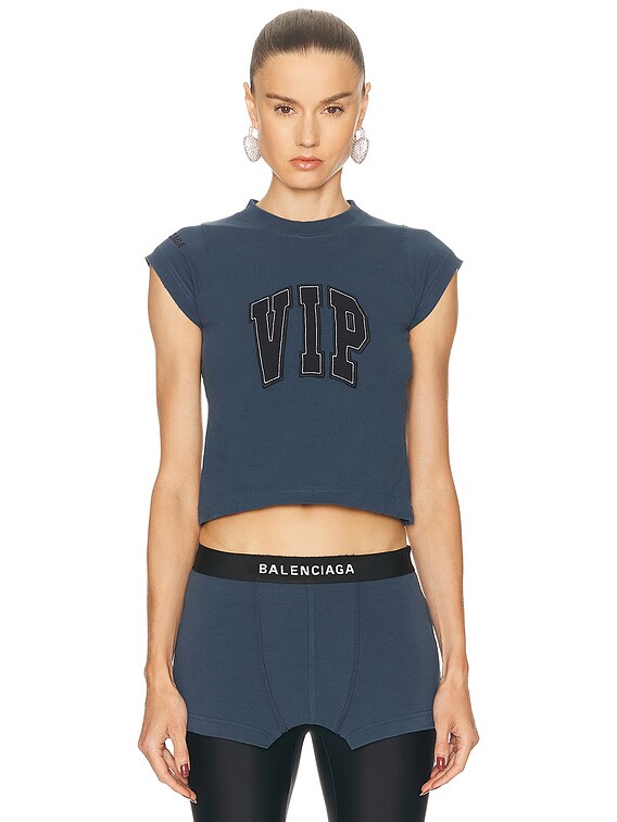 通販 Balenciaga Shrunk FWRD | Blue Dark in T-shirt トップス