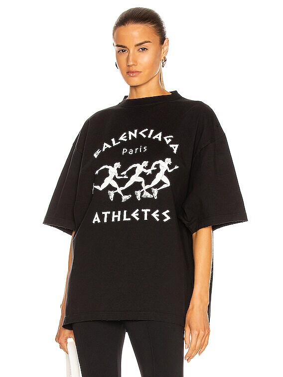 Balenciaga XL T Shirt in Black & White | FWRD