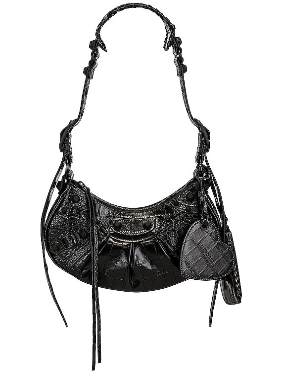 Balenciaga Le Cagole Duffle Bag In Leather Woman in Black