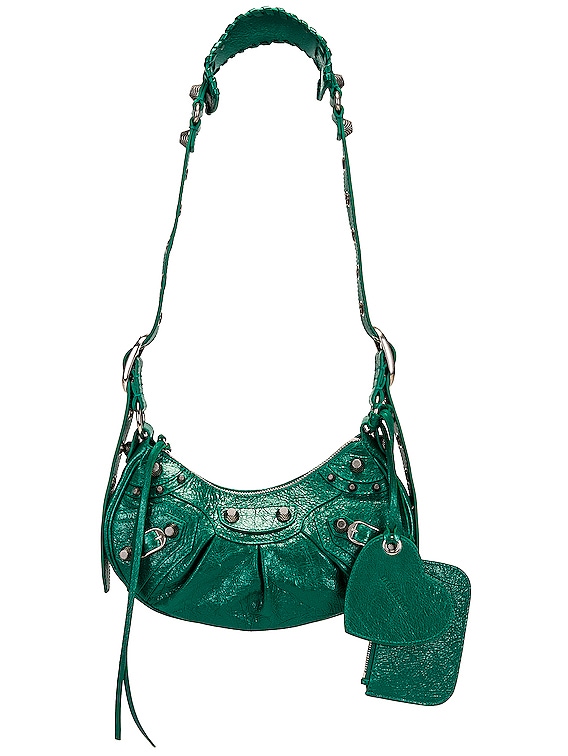 Balenciaga Green Xs 'Le Cagole' Shoulder Bag