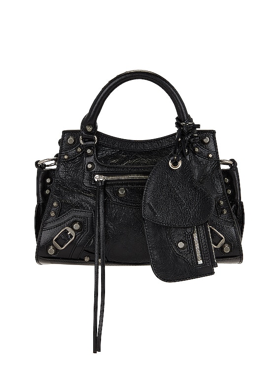 Balenciaga XS Neo Cagole Bag in Black | FWRD Balenciaga XS Neo Cagole Bag in Black | FWRD