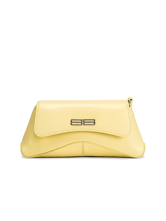Balenciaga Small XX Flap Bag in Pale Yellow