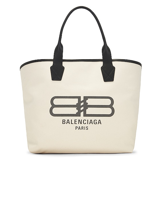 BALENCIAGA Balenciaga BB Paris Jumbo Large Tote Bag in Beige 2023  Buy  BALENCIAGA Online  ZALORA Hong Kong