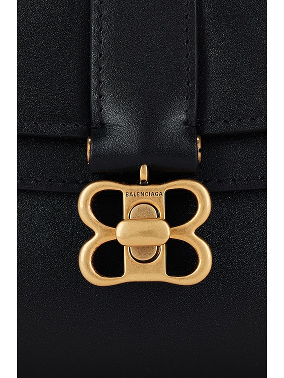 Balenciaga Small Lady Flap Bag in Black FWRD