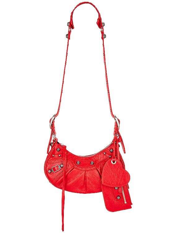 Balenciaga Red XS 'Le Cagole' Shoulder Bag