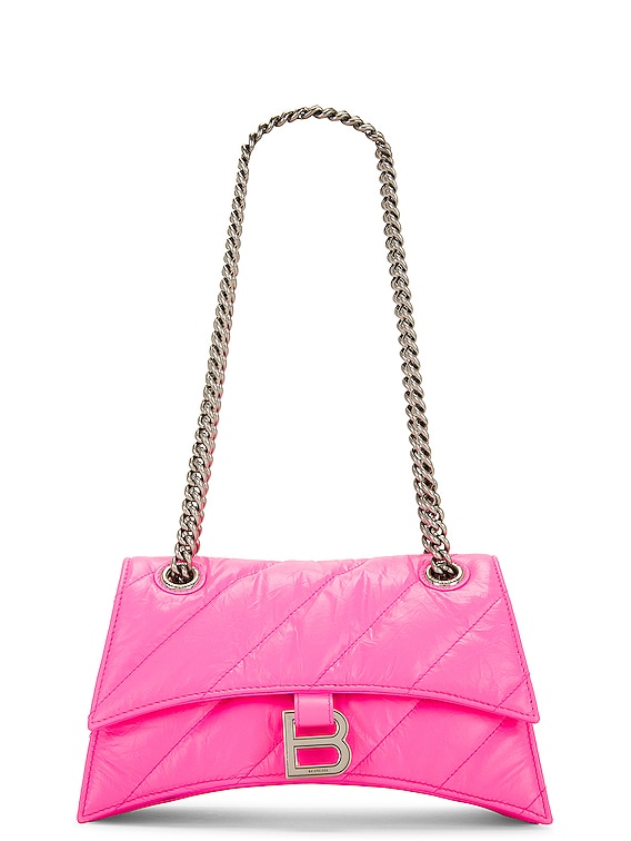 Balenciaga Crush Small Chain Bag in Pink