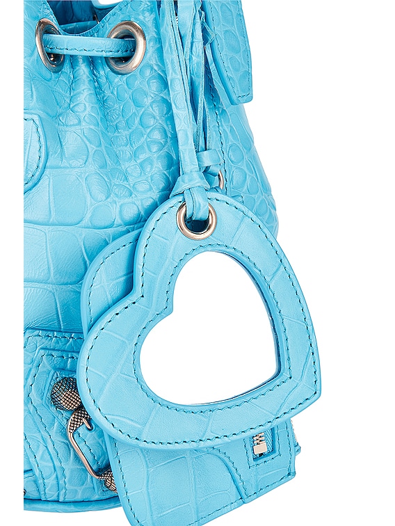 Balenciaga Xs Le Cagole Bucket Bag in Sky Blue | FWRD