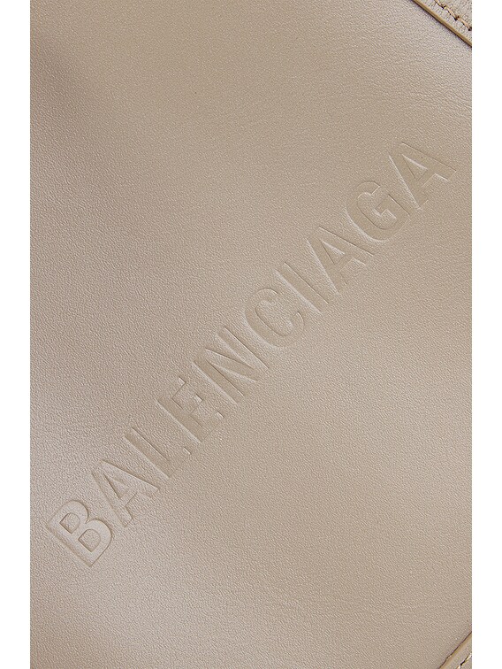 Balenciaga Xs Navy Cabas Bag in Taupe | FWRD