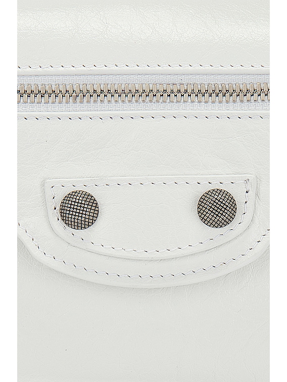 Balenciaga Le Cagole Small Sling Bag in Optic White | FWRD