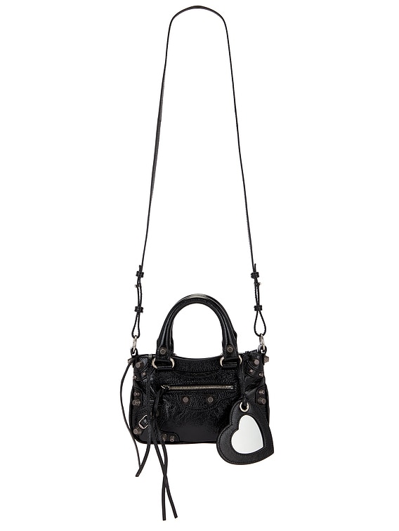 Balenciaga NEO CAGOLE MINI TOTE バッグ - Black | FWRD