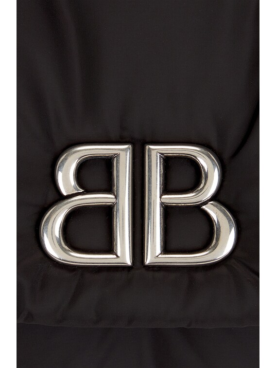 Balenciaga Monaco Medium Chain Bag in Black | FWRD