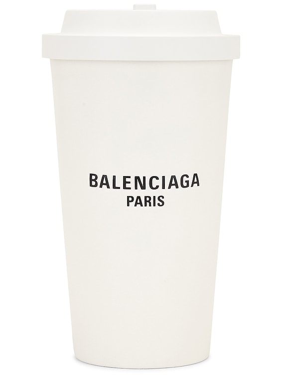 Balenciaga 9 AM Clutch in Off White | FWRD