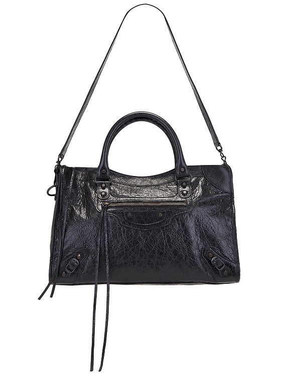 Balenciaga Le City Medium Bag in Black | FWRD