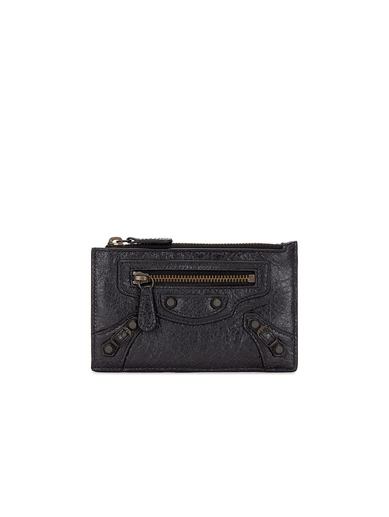 Balenciaga Le City Long Card Holder in Black | FWRD