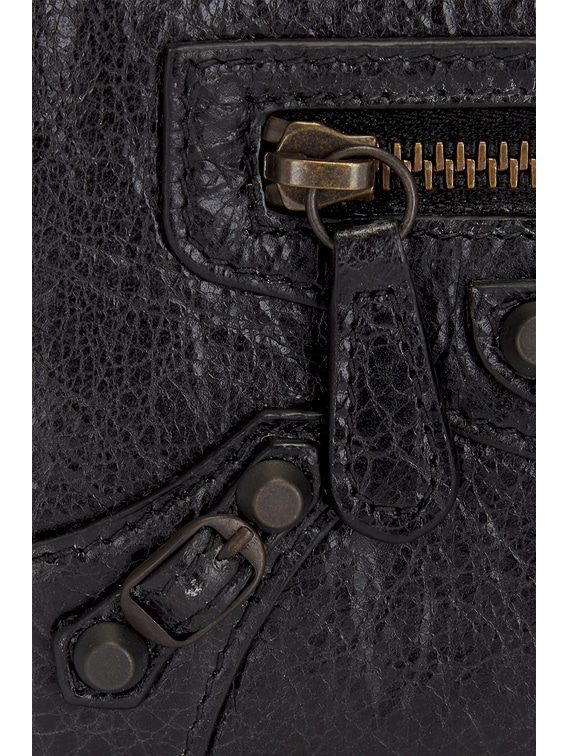 Balenciaga Le City Long Card Holder in Black | FWRD