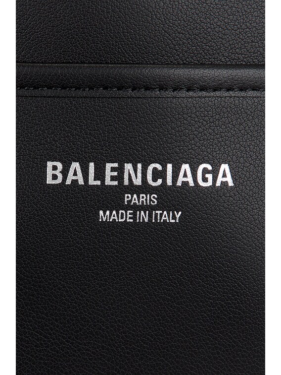 【関税＆送料込み】Balenciaga Navy Revamp Small Shopper Bag Balenciaga Navy Revamp Small Tote Bag in Black | FWRD