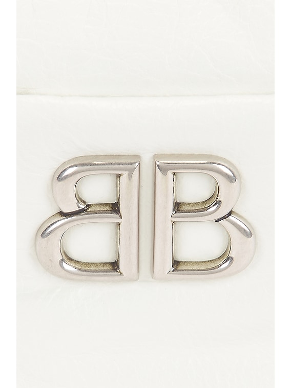 Balenciaga Monaco XS Camera Bag in Optic White | FWRD