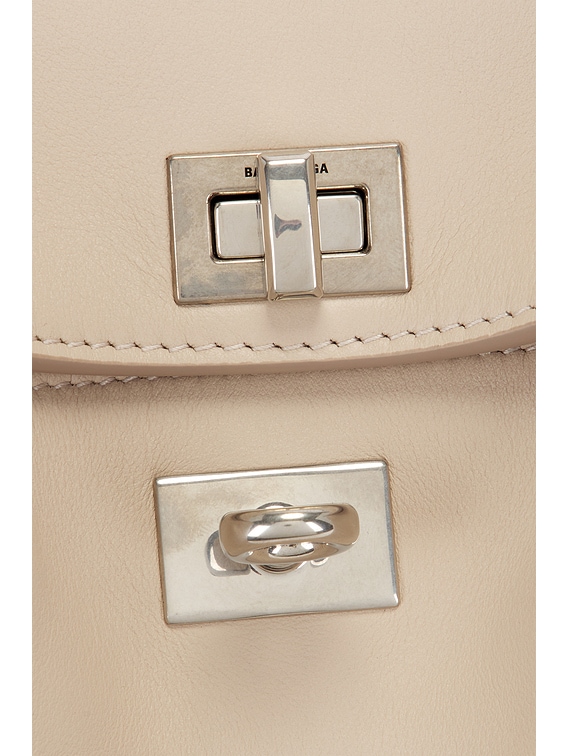 Balenciaga Rodeo Mini Top Handle Bag in Almond | FWRD