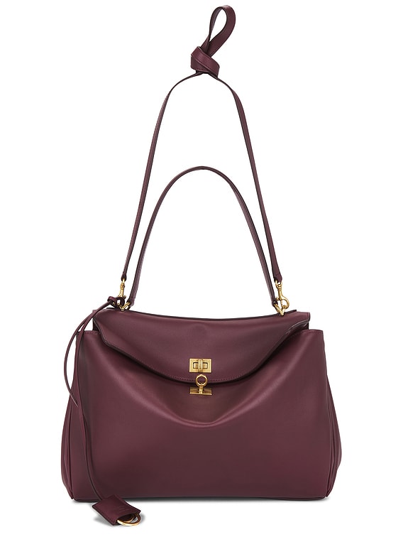 バッグ・カバンその他 Balenciaga Cocco-print burgundy calfskin medium Rodeo bag Balenciaga Cocco-print burgundy calfskin medium Rodeo bag